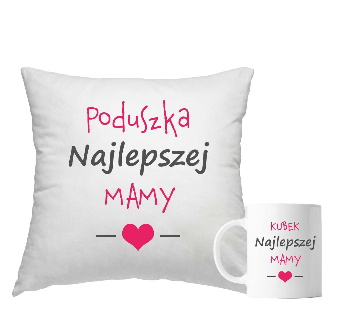 Poduszka i Kubek "Najlepszej Mamy" - kubki24