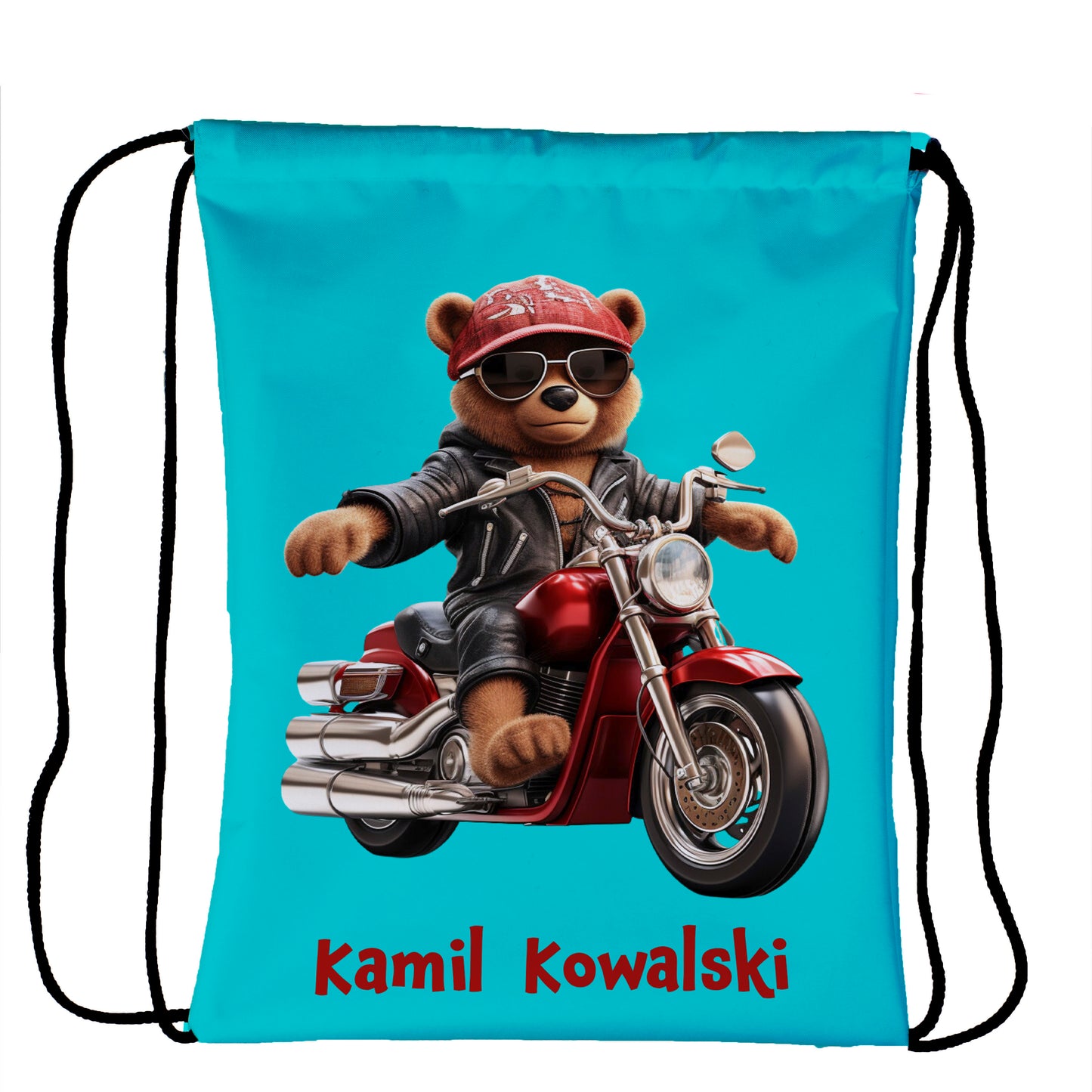 Worek plecak dla dzieci do przedszkola szkoły z imieniem W39 - kubki24