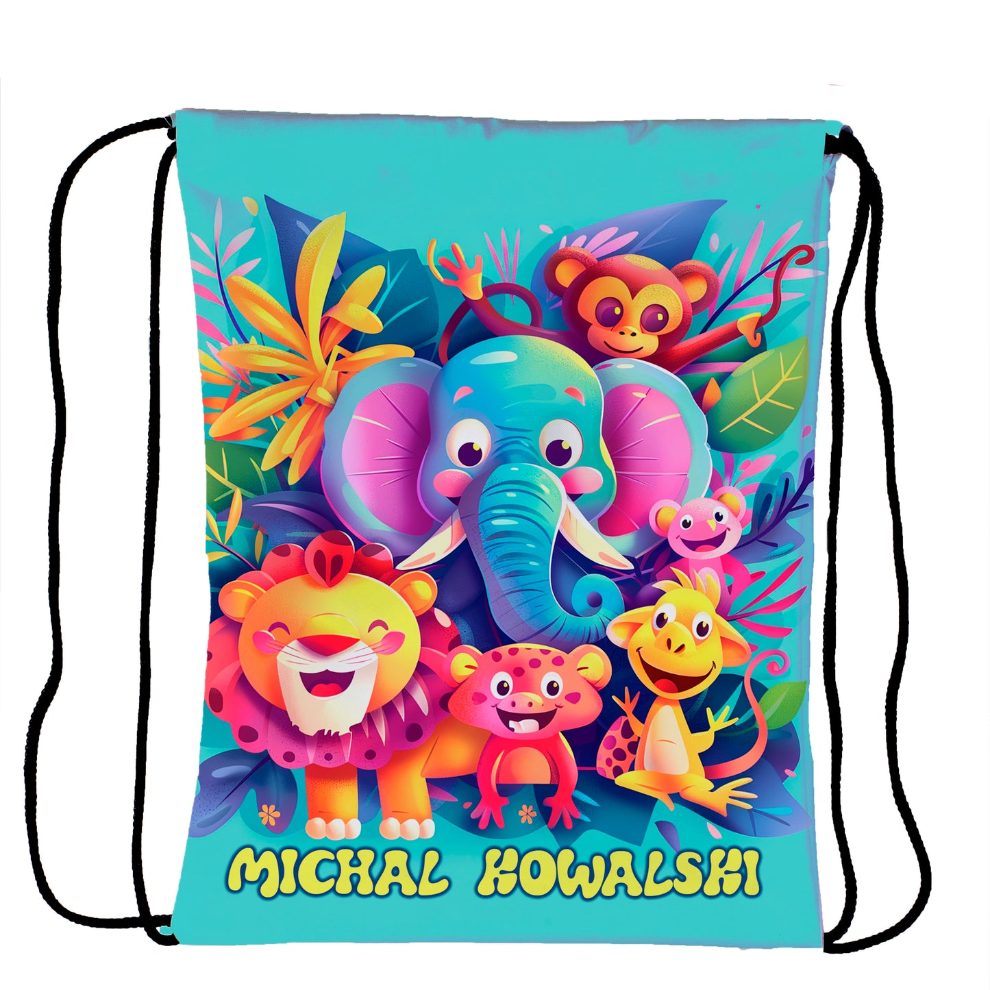 Worek plecak dla dzieci do przedszkola szkoły z imieniem W32 - kubki24