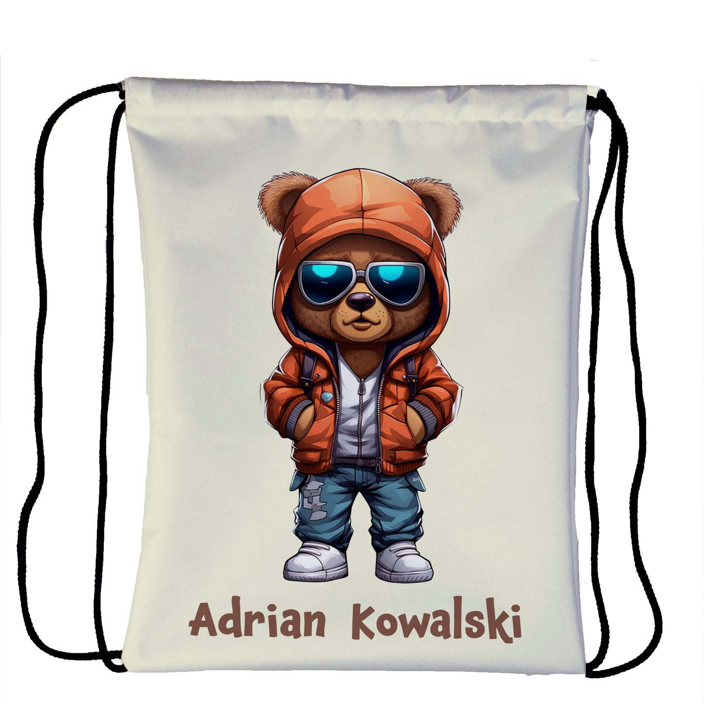 Worek plecak dla dzieci do przedszkola szkoły z imieniem W38 - kubki24