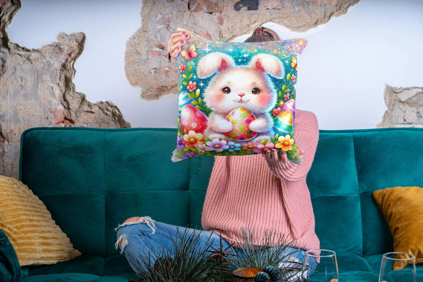 Poduszka Wielkanocna – Zajączek - kubki24