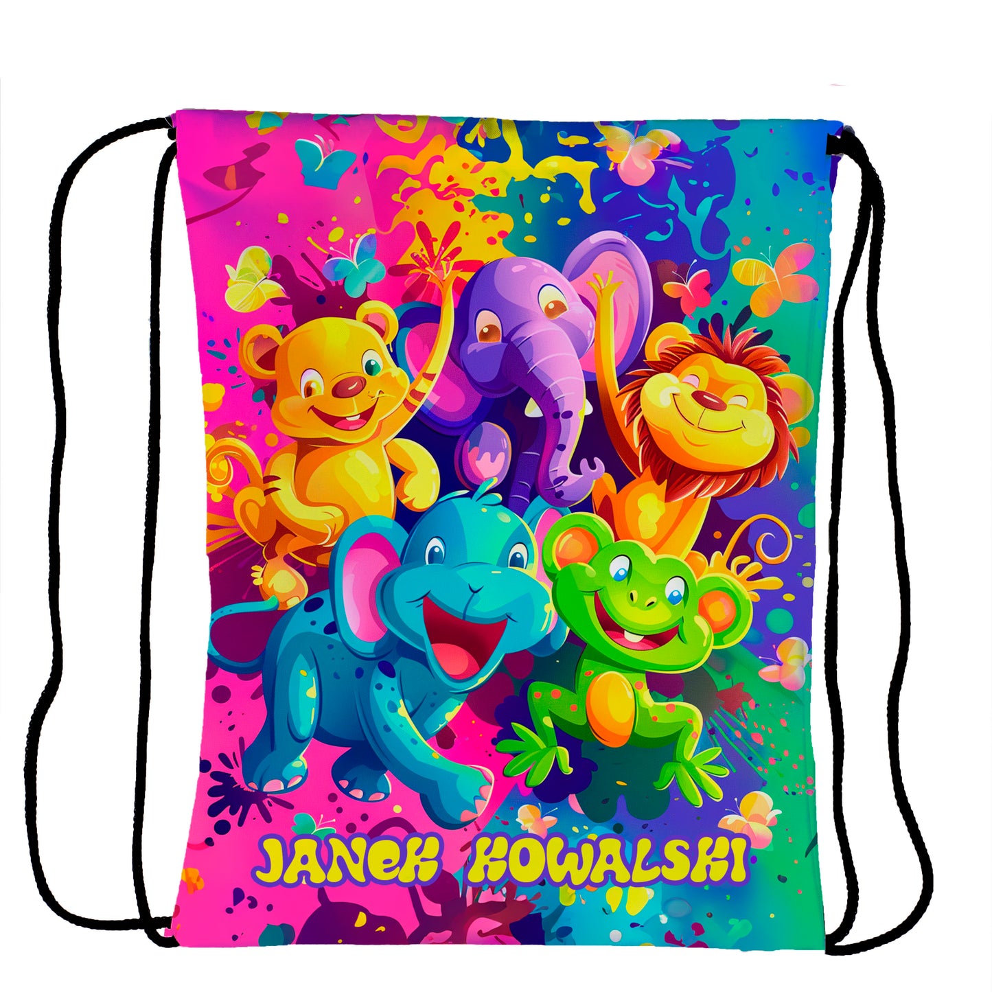 Worek plecak dla dzieci do przedszkola szkoły z imieniem W31 - kubki24