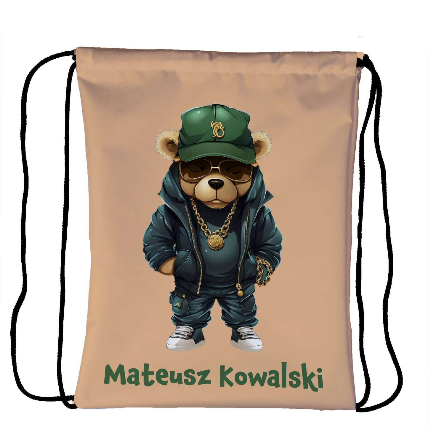 Worek plecak dla dzieci do przedszkola szkoły z imieniem W40 - kubki24