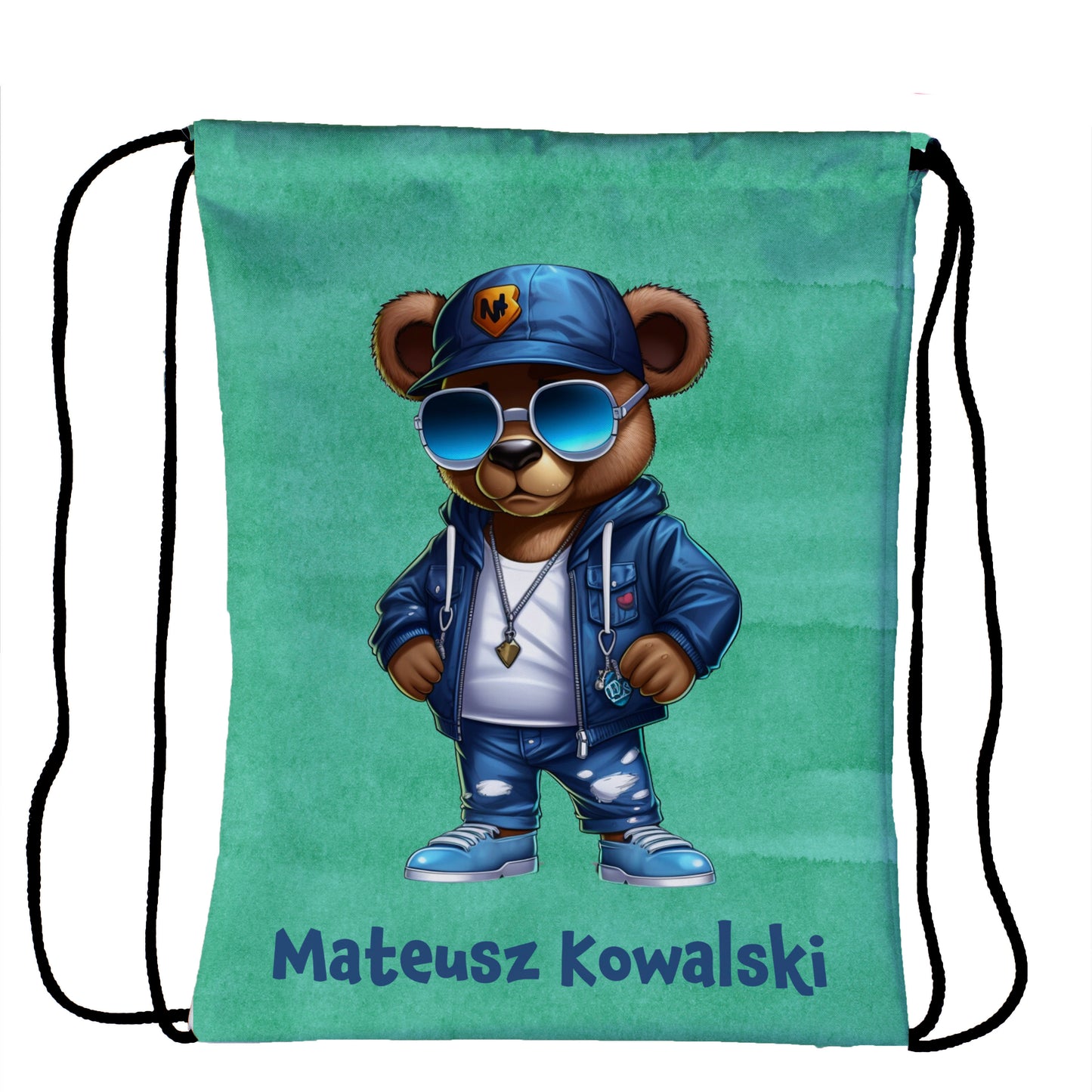 Worek plecak dla dzieci do przedszkola szkoły z imieniem W41 - kubki24