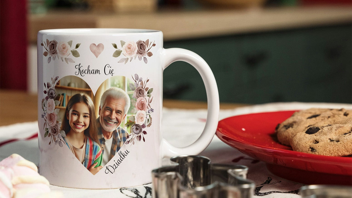 Kubek ze zdjęciem dla Dziadka na Dzień Babci i Dziadka - kubki24