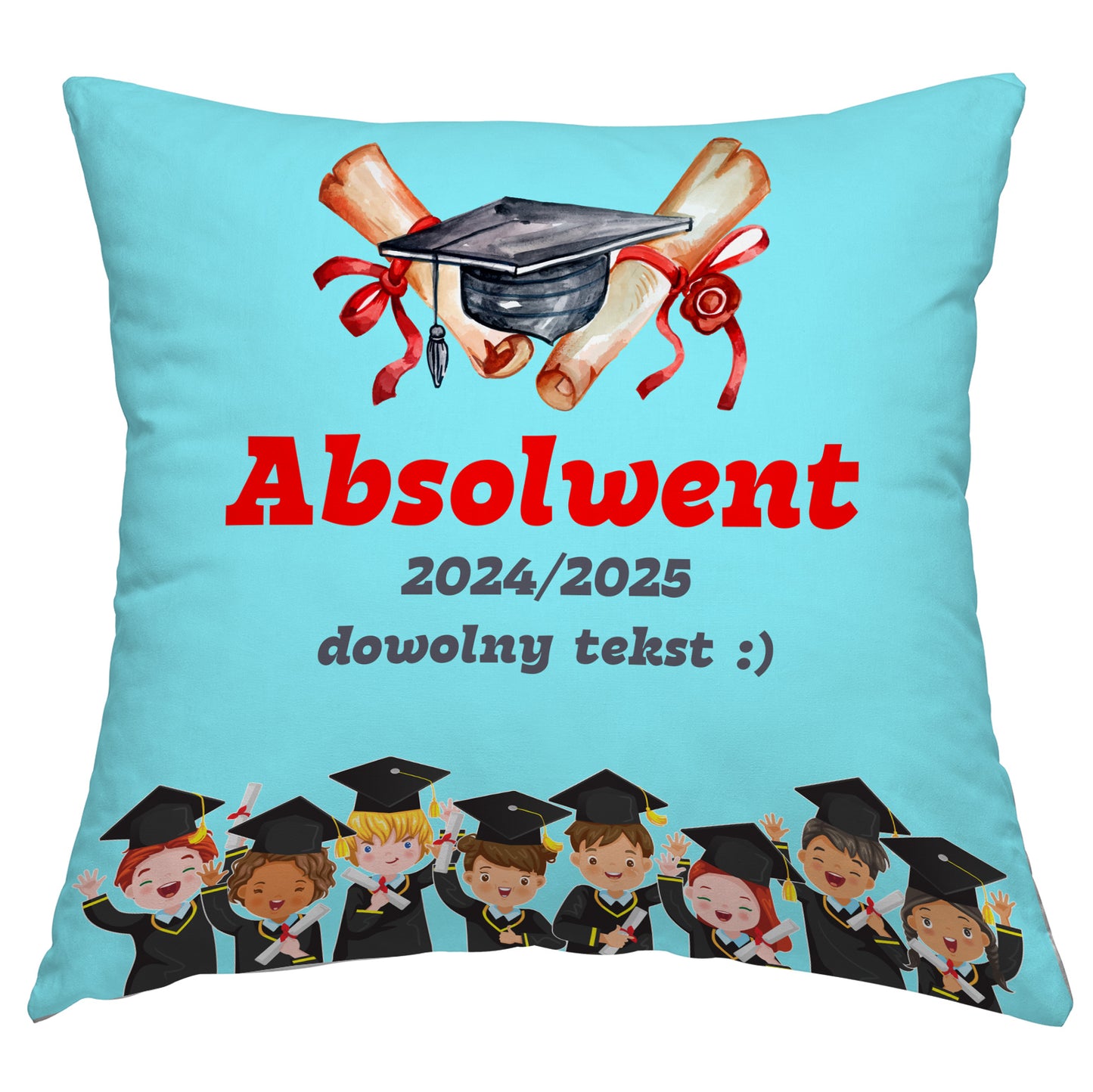 Poduszka Prezent na Zakończenie Roku Szkolnego WZ3 - kubki24