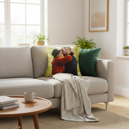 Poduszka ze zdjęciem Premium Dwustronna Kryty Zamek