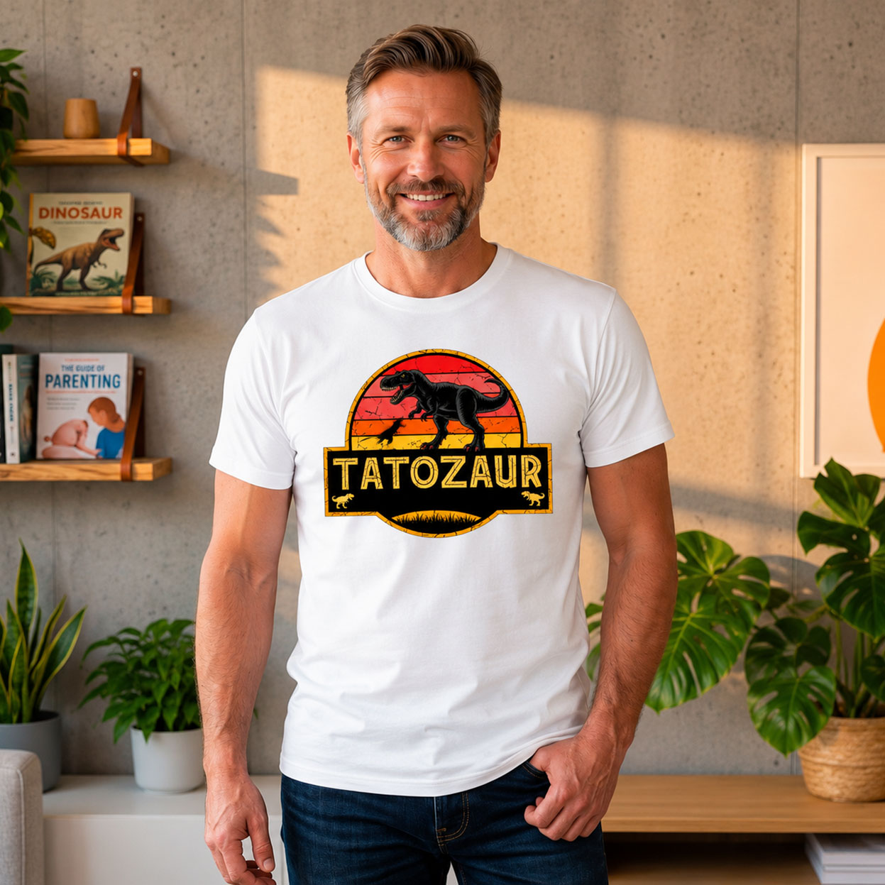 Koszulka dla Taty TATOZAUR Dzień taty Prezent