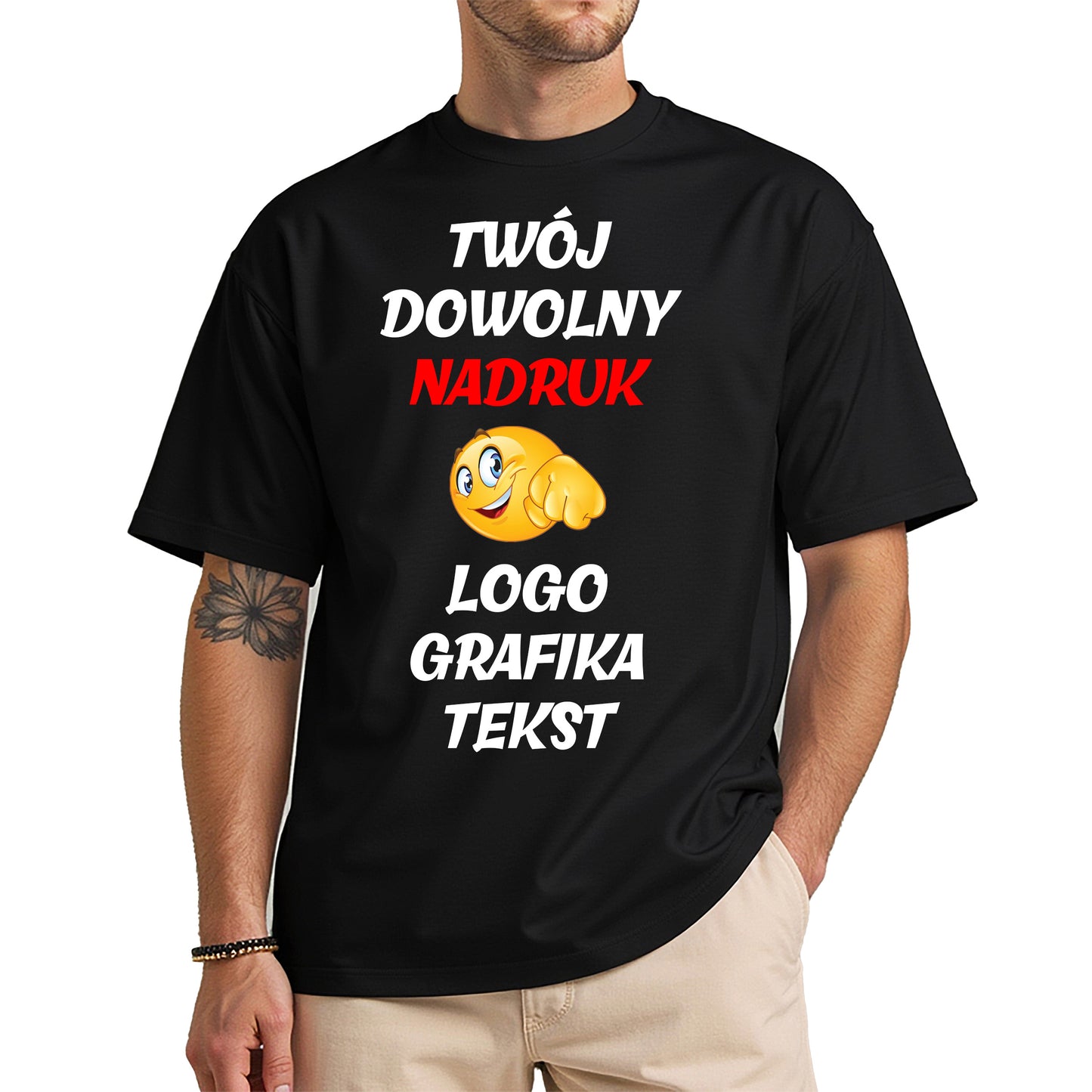Koszulka z własnym Nadrukiem - kubki24