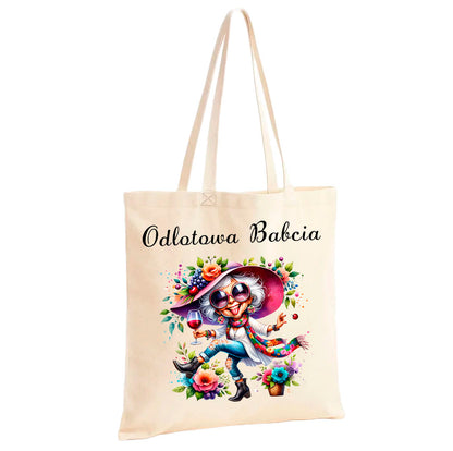 Torba na Dzień Babci  Odlotowa Babcia Bawełniana
